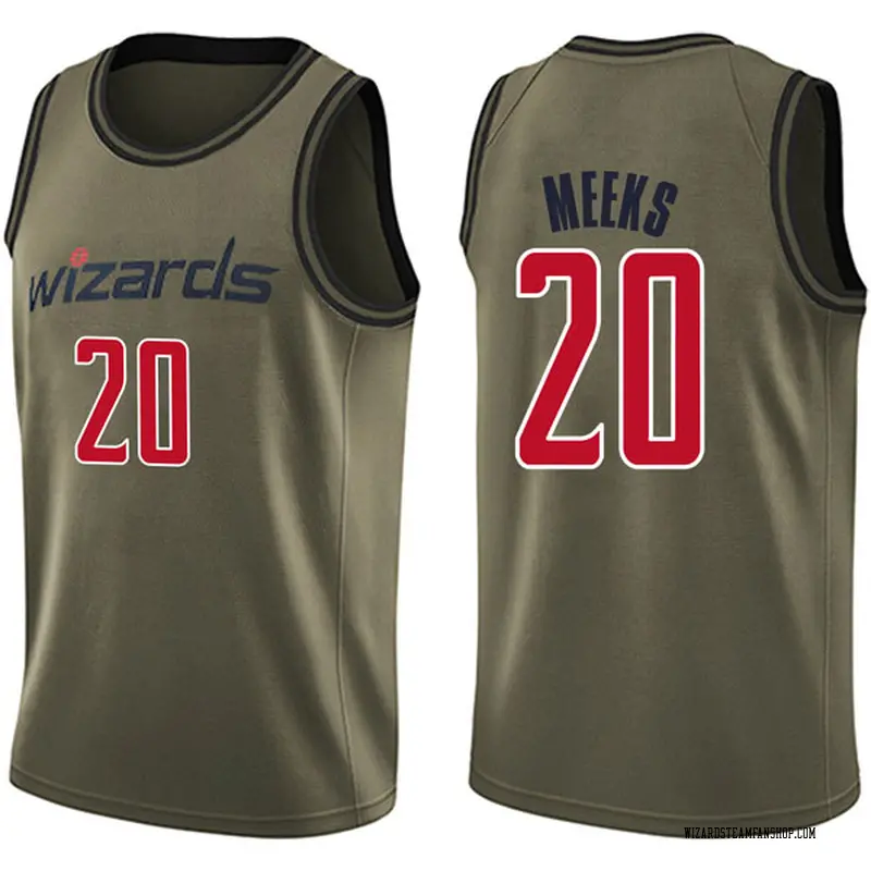 Nike Washington Wizards Swingman Green Jodie Meeks Salute to Service ...