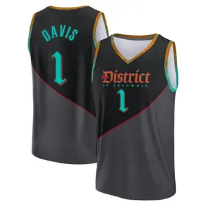 Washington Wizards Fast Break Black Johnny Davis 2023/24 City Edition Jersey - Men's