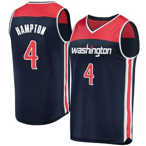 Washington Wizards Fast Break Navy R.J. Hampton Jersey - Statement Edition - Men's