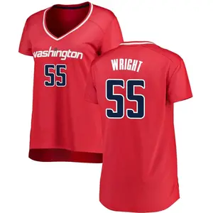 Washington Wizards Delon Wright 55 Cherry Blossom City Pink Jersey