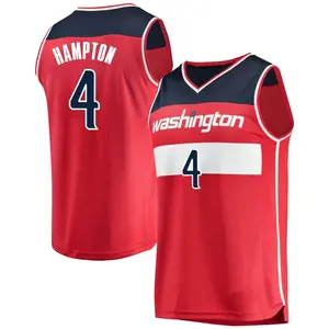 Washington Wizards Fast Break Red R.J. Hampton Jersey - Icon Edition - Men's