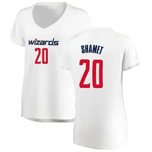 Landry Shamet Youth Fanatics Branded Red Washington Wizards Fast Break Custom Replica Jersey - Icon Edition Size: Medium