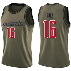 Men's Fanatics Branded Anthony Gill Red Washington Wizards 2021/22 Fast Break Replica Jersey - Icon Edition Size: Medium