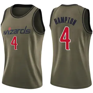 Washington Wizards Swingman Green R.J. Hampton Salute to Service Jersey - Women's