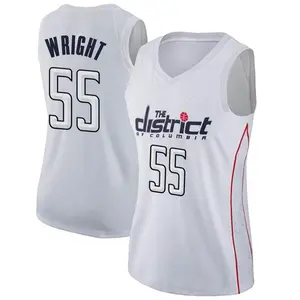 Washington Wizards Delon Wright 55 Cherry Blossom City Pink Jersey