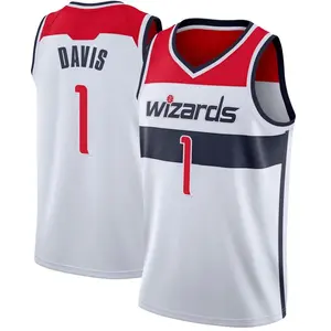 Washington Wizards Swingman White Johnny Davis Jersey - Association Edition - Men's