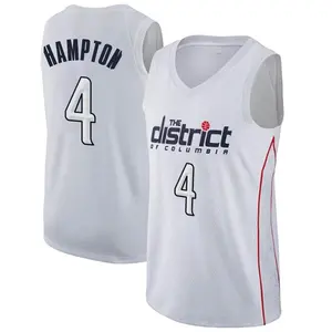 Washington Wizards Swingman White R.J. Hampton Jersey - City Edition - Men's