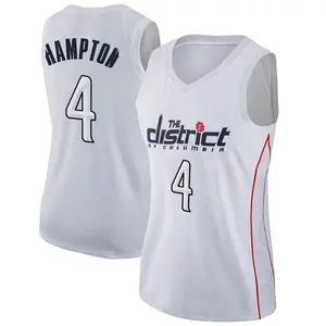 Washington Wizards Swingman White R.J. Hampton Jersey - City Edition - Women's