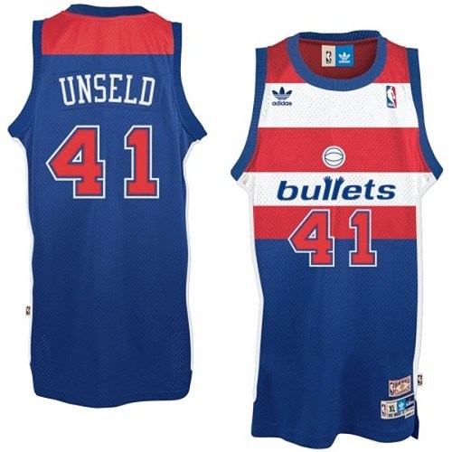 Adidas Washington Wizards Authentic Blue Wes Unseld ...